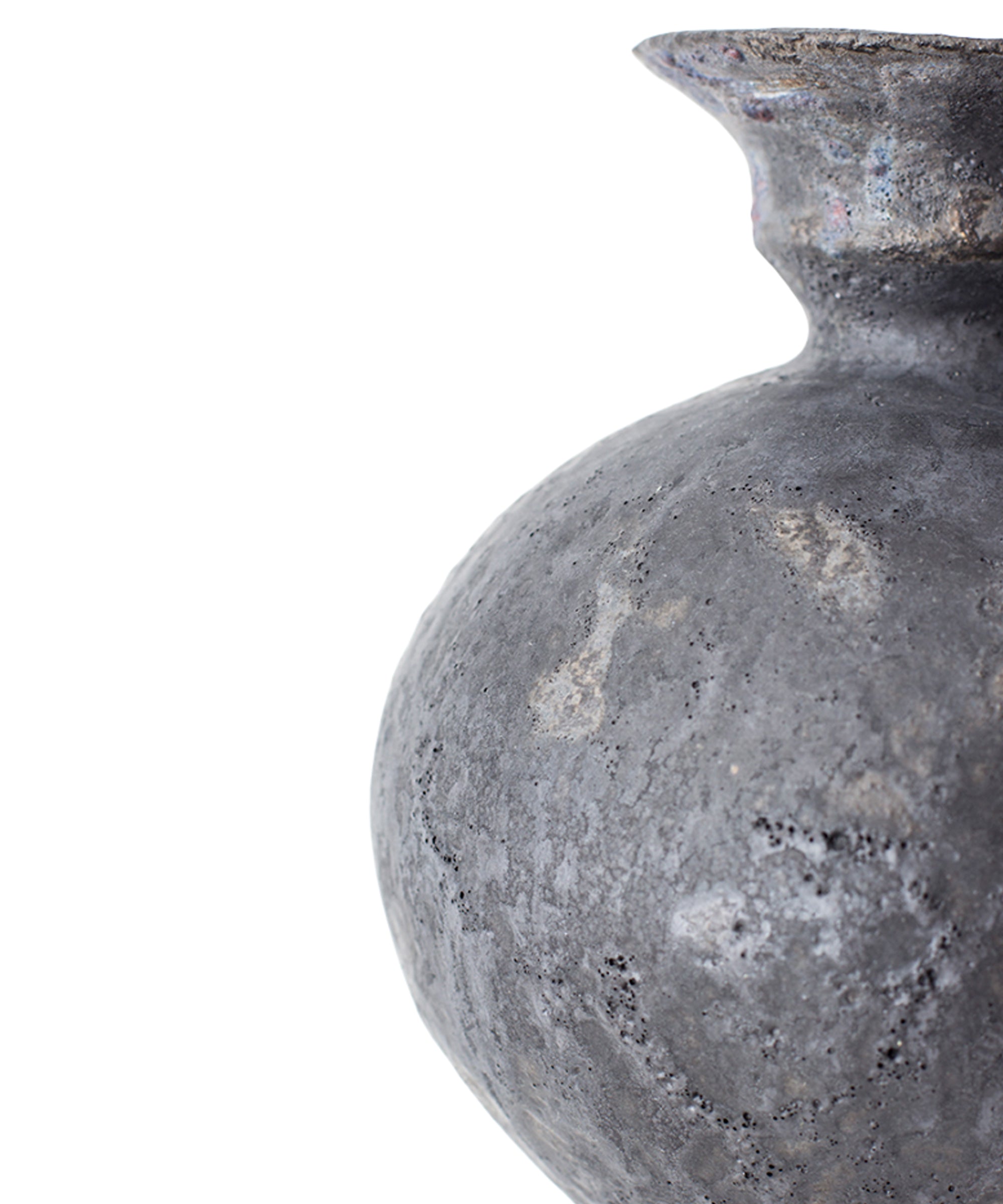Lekytho Antracita Stoneware Vase - Image 4