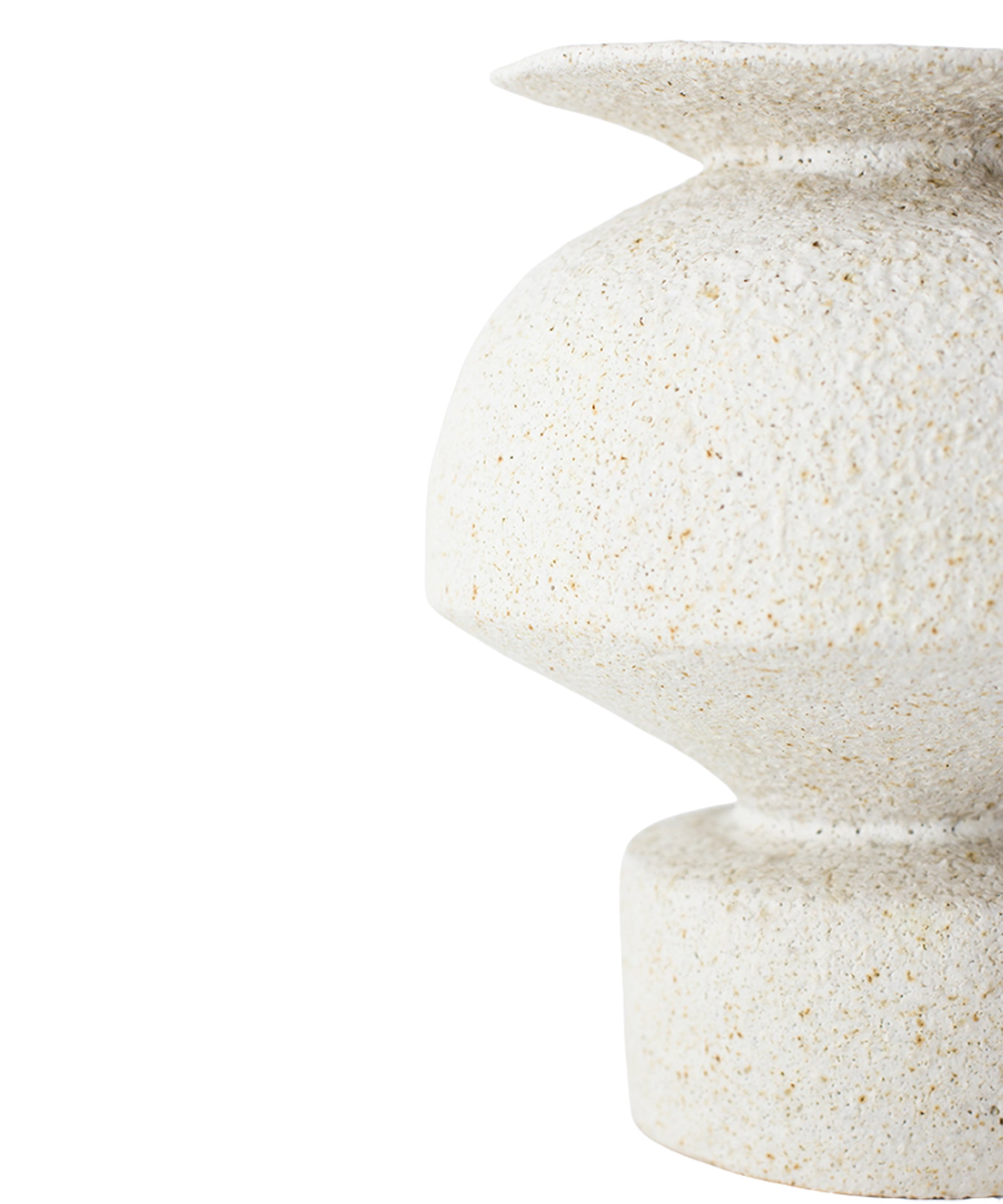 Psycter Hueso Stoneware Vase - Image 2